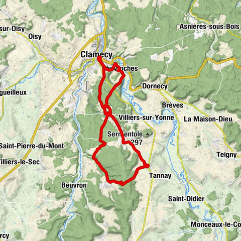 Clamecy - Chevroches - Chantenot - Chapelle Saint-Roch
