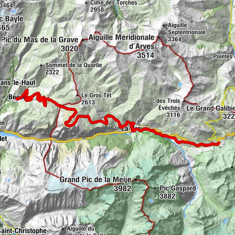 Besse - Le Sarret - Refuge du Clos Raffin - Col du Lautaret