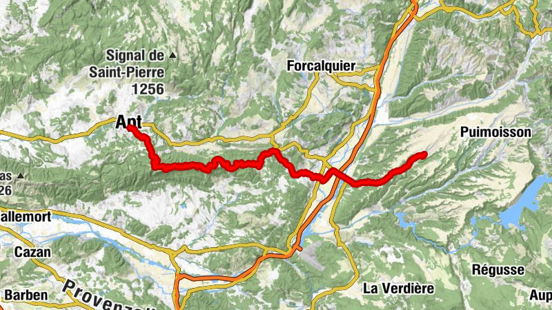 Valensole - Chapelle du Tholonet - Mourre Nègre - Apt