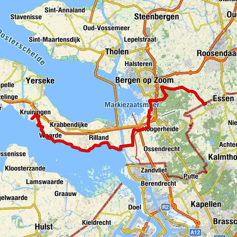 Kruiningen - Kruiningen - Kern - Bergen op Zoom - Wouwse Plantage