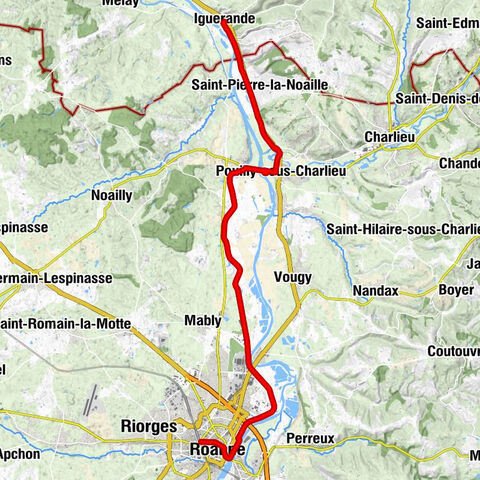 Roanne - Chapelle Saint-Jean-Marie-Vianney - Église Notre-Dame-des-Victoires - Iguerande