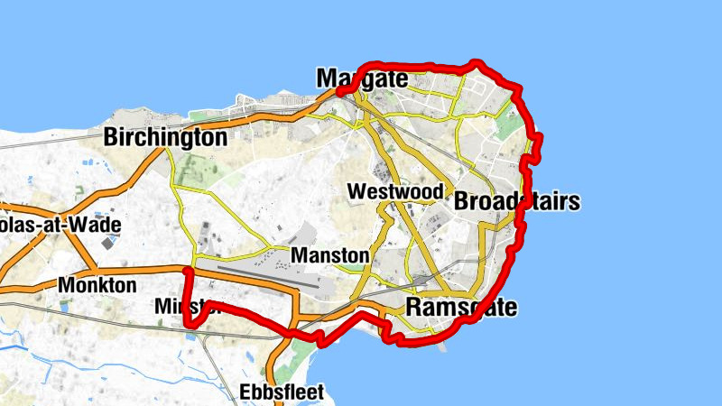 Margate - Broadstairs - Cemetery Chapel - Smugglers Retreat