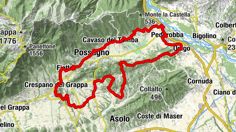 Pederobba Cavaso Possagno - Chiesa Sant'Antonio - Col de Fuin - Col Mason