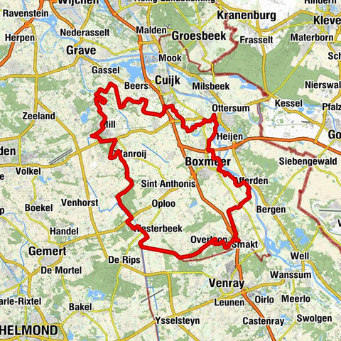 Overloon - Gennep - Boxmeer - Vlinderkapel