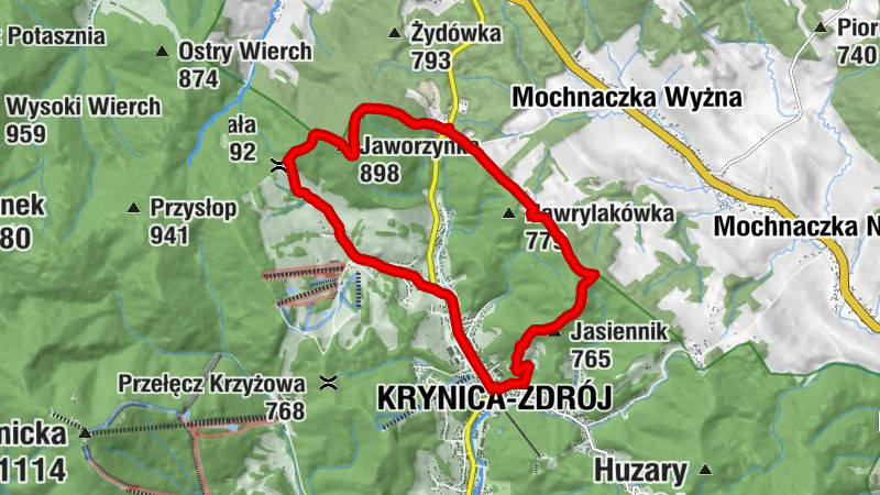 Krynica-Zdrój - Jasiennik - Jaworzynka - Kościół pw. Wniebowzięcia Najświętszej Maryi Panny