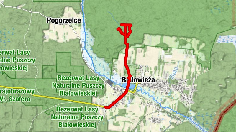 Krzyże - Białowieża