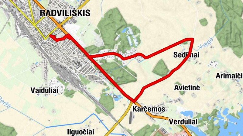 Radviliškis - Sedūnai