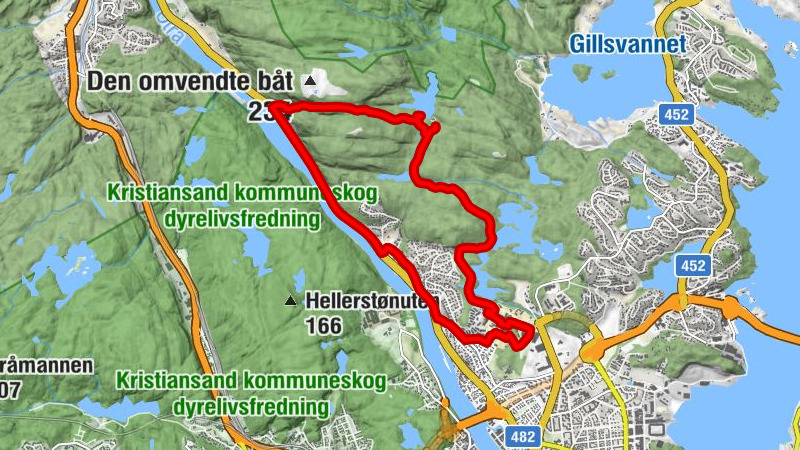 Kristiansand - Gimlemoen - Malakoff