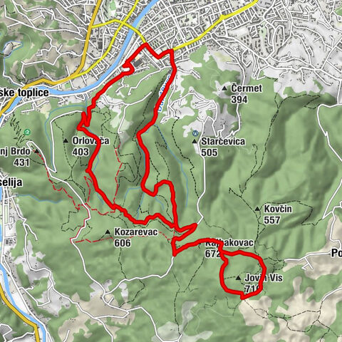 Banja Luka - Rajnerov izvor - Kajbakovac - Osredak