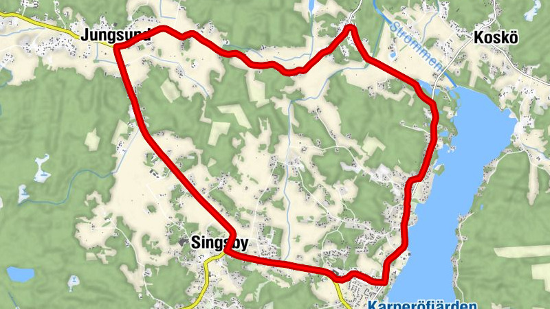 Korsholm - Jungsund - Singsby - Karperö