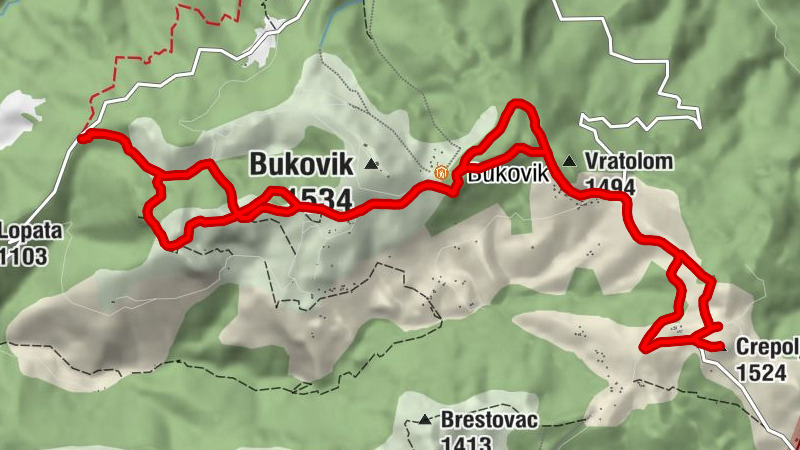 Sedam vrela - Vratolom - Crepoljsko - Čardaklija