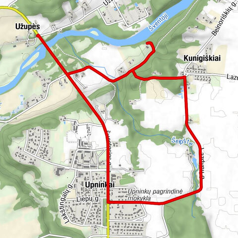 Kunigiškiai - Šv. arkangelo Mykolo bažnyčia - Užupės - Upninkai