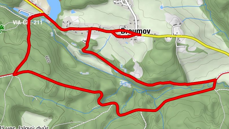 Broumov u Zadního Chodova - Jagdschloss - Broumov