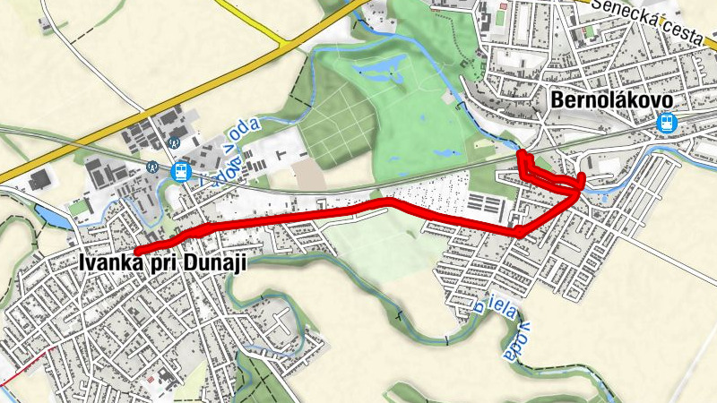 Hostinec u Jadroňa - Sväté misie - Kostol sv. Jána Krstiteľa - Bernolákovo