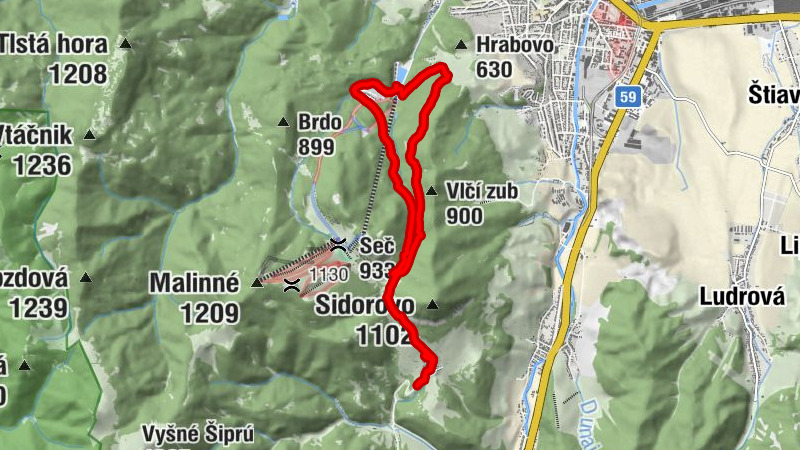 4.chránený výhľad Unesco - Vlkolínec - Reštavrácia Vlkolínec - Vrchlúky - Ružomberok