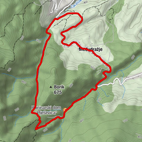 Grad Bihać - Klenovac - Planinarski dom "Plješevica" - Međudražje
