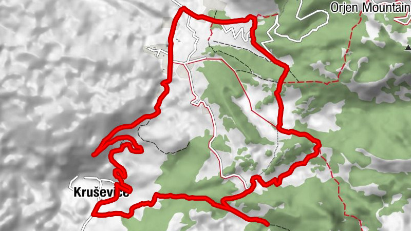 Kruševice - Vučji Do - Prodoli - Konac