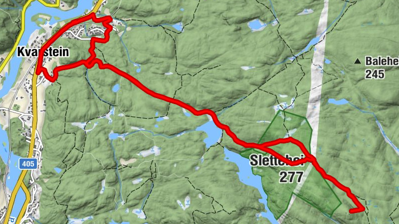 Kvarstein - Slettehei - Kristiansand