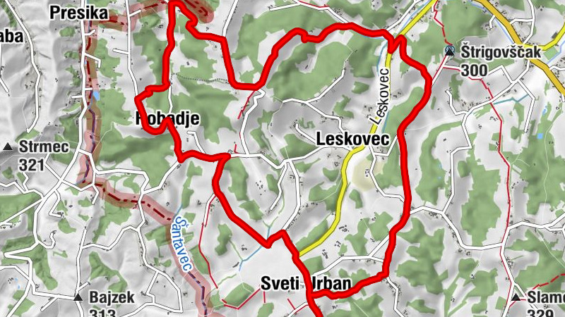 Kapela svetog Urbana - Kapelica Presvetog Trojstva - Strmec - Sveti Urban