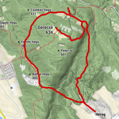 Héreg - Gerecse - Jura-zsomboly - Tűzköves-hegy