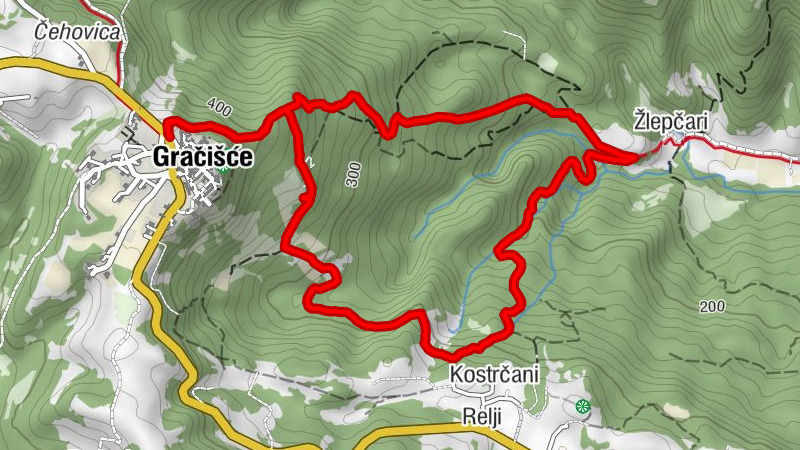 Gračišće - Žlepčari - Kostrčani