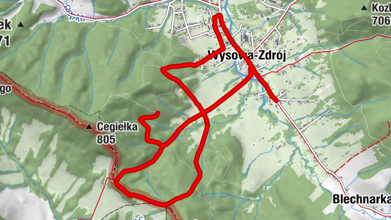 Dziurnówka - Cerkiew Świętego Michała Archanioła w Wysowej-Zdroju - Cerkiew Opieki Matki Bożej na Świętej Górze Jawor - Wysowa-Zdrój