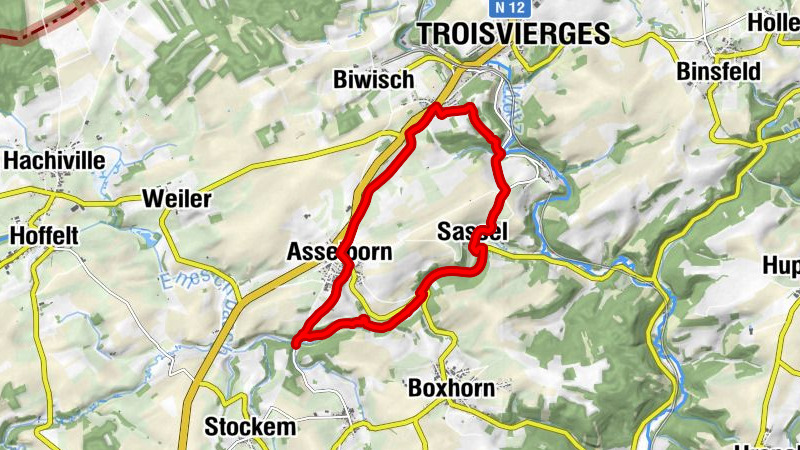 Aasselburermillen - Asselborn - Sassel - Sainte-Lucie