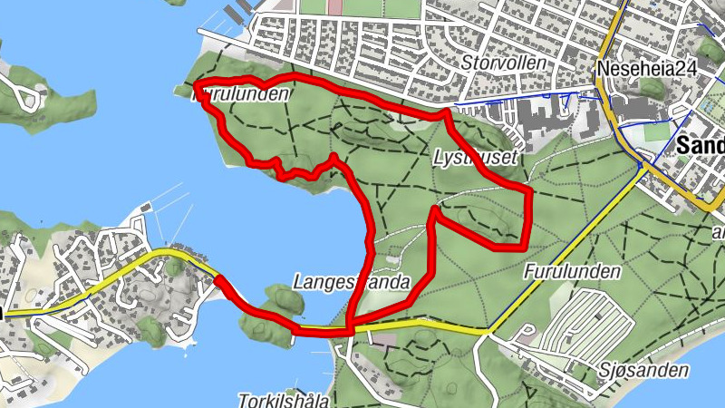 Lindesnes - Presteheia - Kallhammeren - Mandal