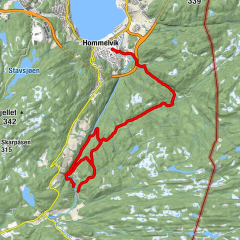 Hommelvik - Karlslyst - Storfossen
