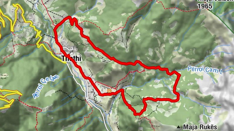 Thethi - Hardedaj (Theth) - Nënreth (Theth)
