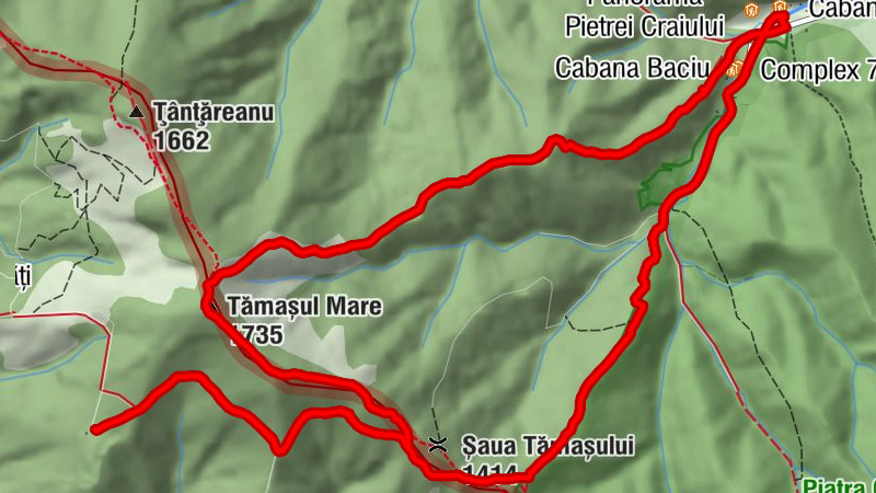 Cabana Plaiul Foii - Șaua Tămașului - Tămașul Mare - Zărnești