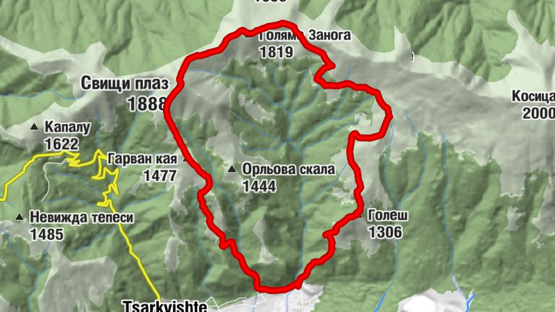 Златица - Голяма Занога - Свищи плаз - Възнесение Господне