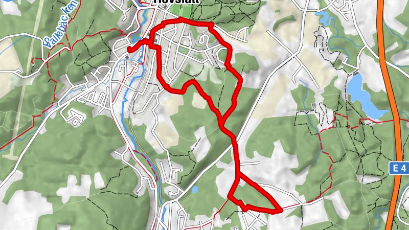 Ängsfors - Hovslätt - Hörnedal - Hökhult
