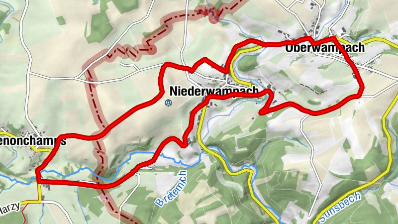 Oberwampach - Schimpach - Niederwampach - Benonchamps