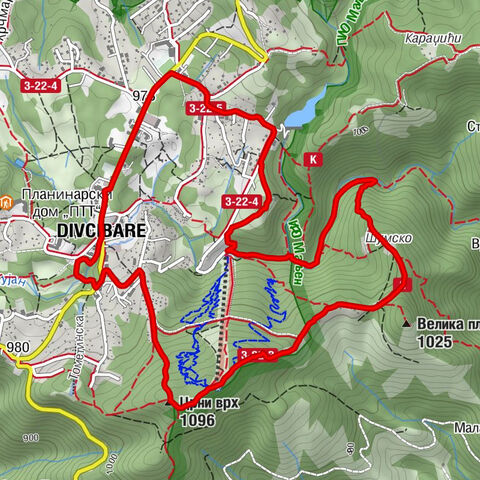 Дивчибаре - Црква Светог Пантелејмона - Црни врх