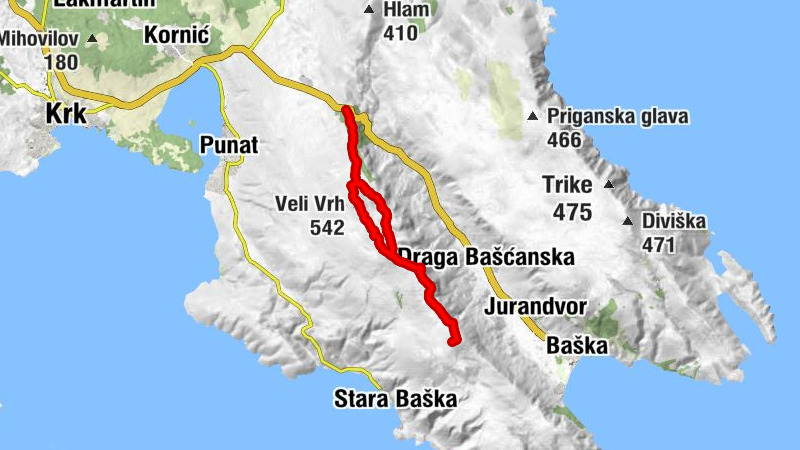 Straževnik - Veli Vrh - Brestovica - Obzova