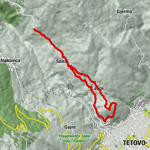 Тетово - Лавце - Селце - Св. Атанасиј