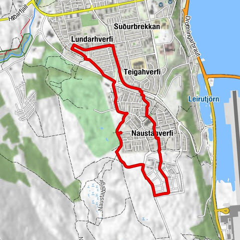 Lundarhverfi - Akureyri - Naustahverfi