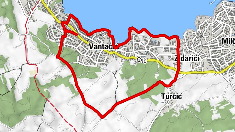 Porat - Vantačići - Zidarići - Mjesni odbor Milčetići - Turčići - Zidarići