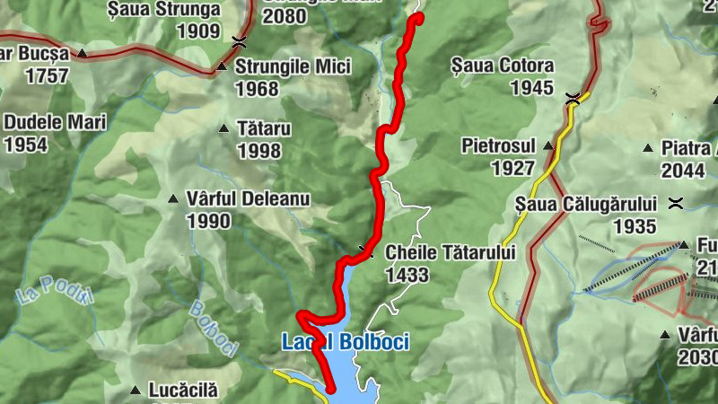 Moroeni - Cheile Tătarului - Tunelul Grota Ursului