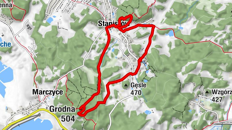 Staniszów - Grodna - Witosza - Pałac Staniszów