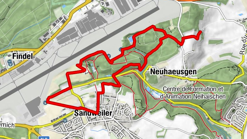 Niederanven - Birelerhaff - Sandweiler - Sainte-Trinité