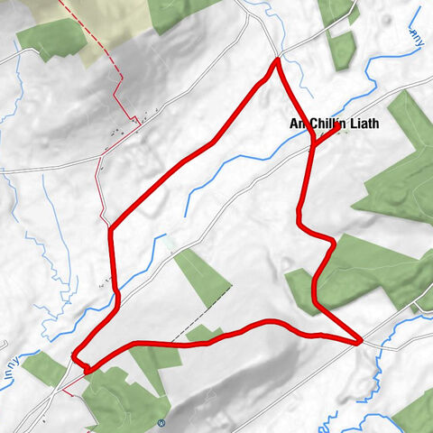 An Chillín Liath - Droichead Cillín Liath - Máistir Gaoithe - Séipéal Mhuire sa Ghleann