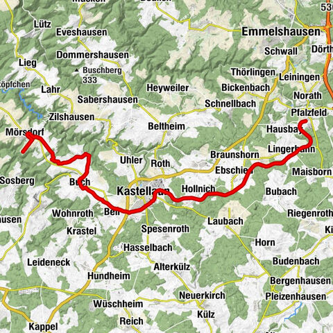 Pfalzfeld - puente colgante Geierlay