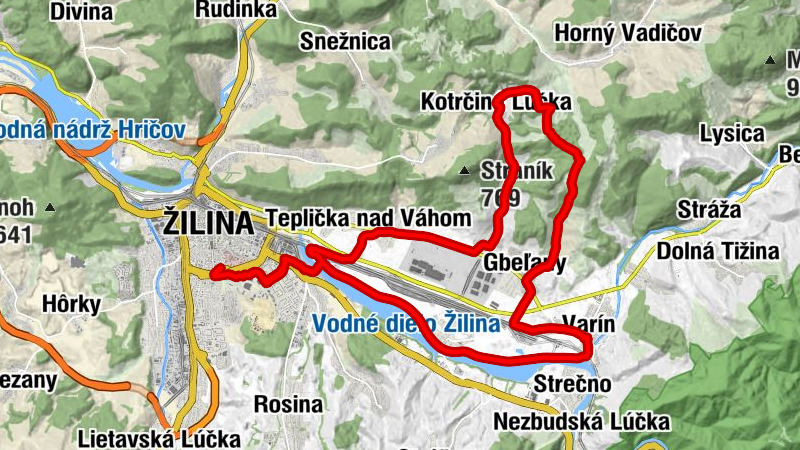 Žilina Horské bicyklovanie