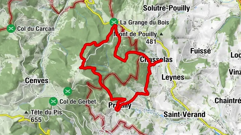 Las crestas del Beaujolais