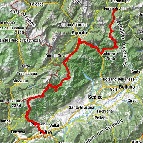 Alta Via Dolomiti Bellunesi