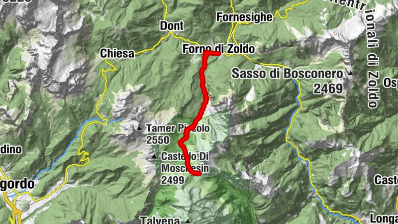AVDB - Etapa 1: Forno di Zoldo - Refugio Pramperet