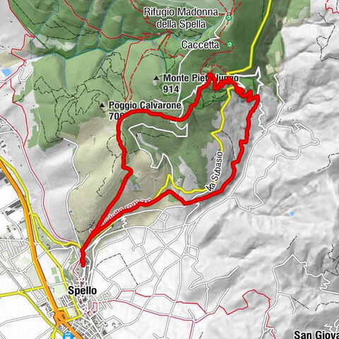 Anello Collepino (Runde Spello-Collepino)