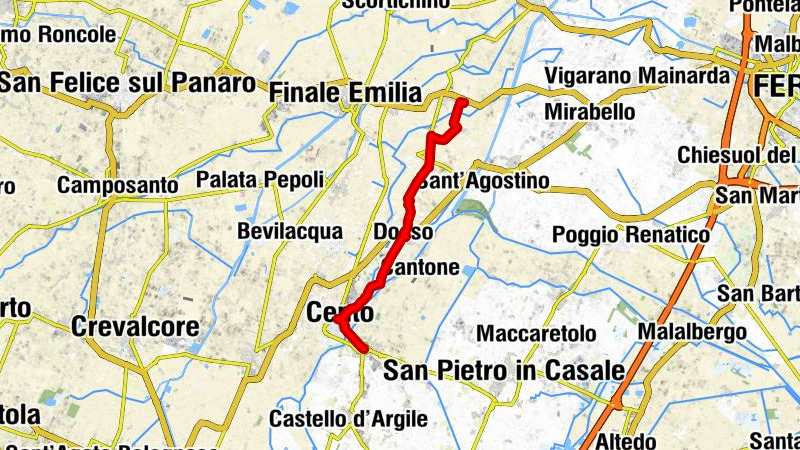 Von Casumaro nach Pieve di Cento #LL2ROM_E059